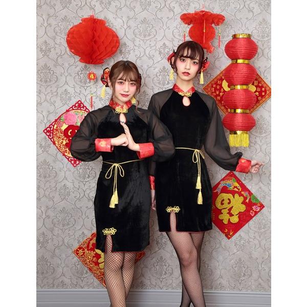 ベロアチャイナガール ハロウィン 衣装 コスプレ コスチューム チャイナ服 女性用 Cs6440 コスプレ衣装専門店マジックナイト 通販 Yahoo ショッピング