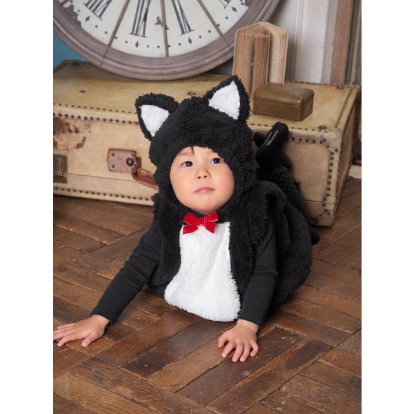 マシュマロブラックキャット ベビー ハロウィン 仮装 コスプレ 衣装