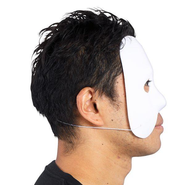 半分仮面 白 オペラ座の怪人風 仮面 ハーフマスク ハロウィン 仮装 お面 マスク コスプレ 小道具 ホワイト Cs1154 コスプレ衣装専門店マジックナイト 通販 Yahoo ショッピング