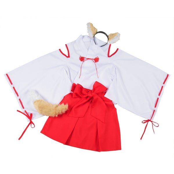 狐×巫女 コスチューム 衣装 きつね コスプレ 巫女服 みこさん |  | 02