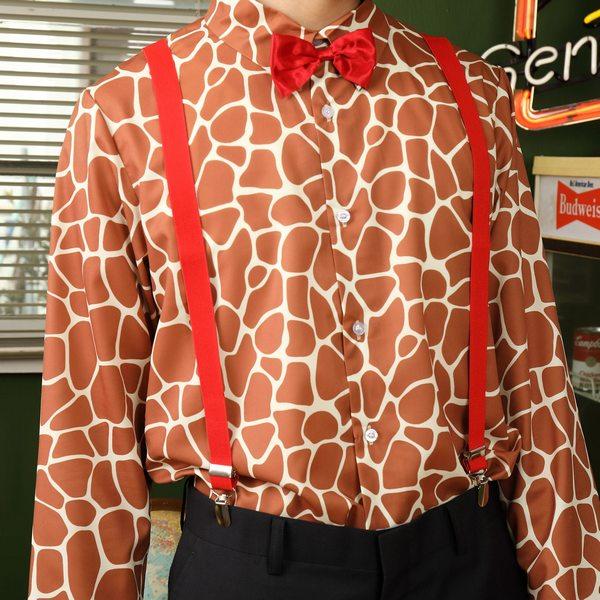 キリンシャツ キリン柄 アニマル柄 長袖 シャツ ハロウィン コスプレ 衣装 グッズ 男女兼用 Cs2601 コスプレ衣装専門店マジックナイト 通販 Yahoo ショッピング