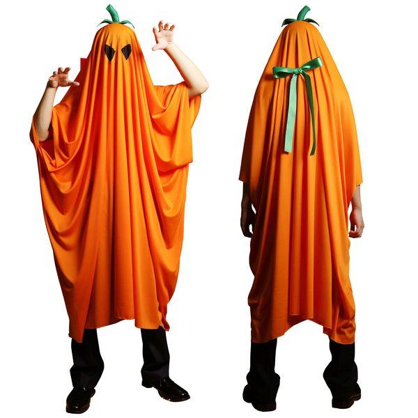 2WAYてるてるパンプキンポンチョ 大人用 コスプレ ハロウィン 仮装 パンプキン おばけ |  | 02