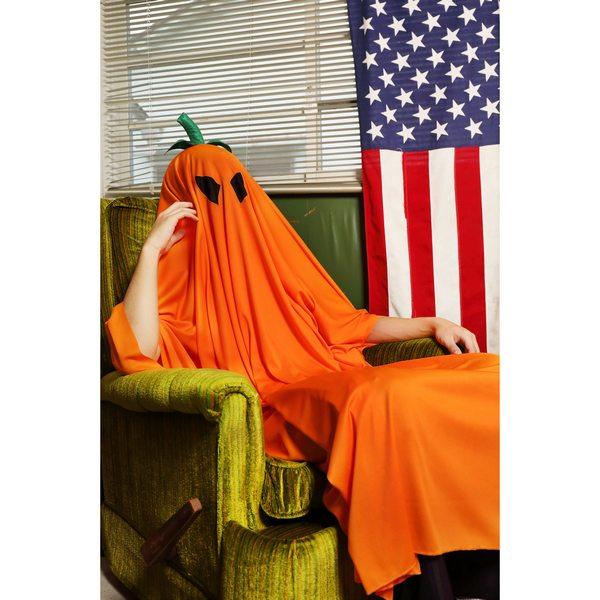 2WAYてるてるパンプキンポンチョ 大人用 コスプレ ハロウィン 仮装 パンプキン おばけ |  | 07