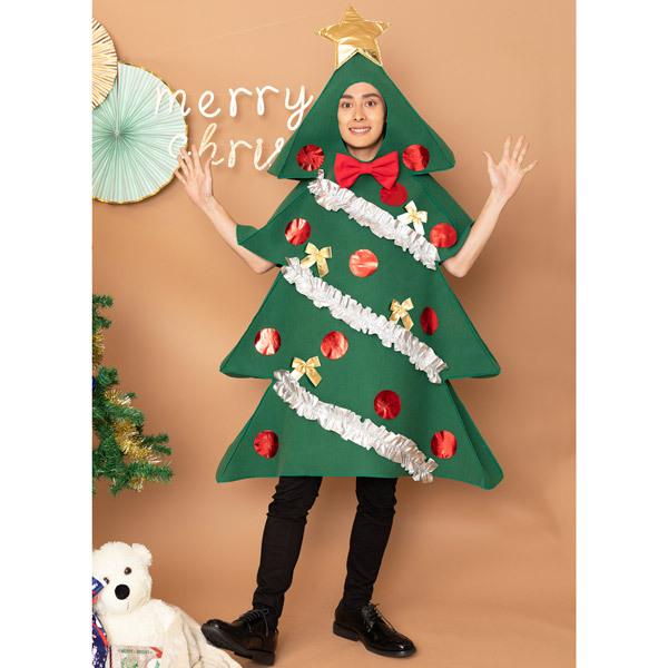 スーパーツリーマン クリスマスツリー 着ぐるみ コスチューム もみの木 衣装 緑色 グリーン 男女兼用 |  | 03
