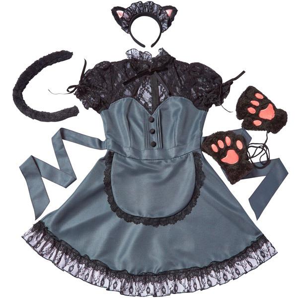 猫耳付きブラックアニマルコスプレ衣装 Amazon.co.jp: [Malymoon] コスプレ アニマル 動物 キャット ねこ ネコ