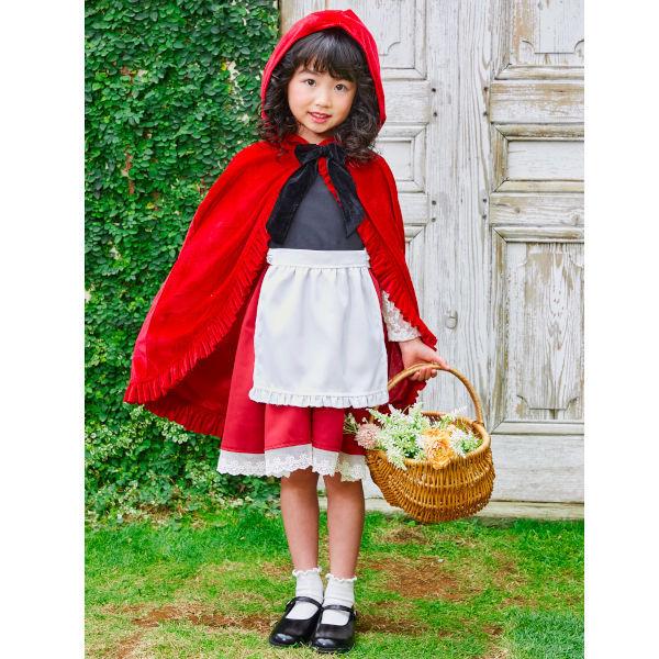 フォレストレッドケープガール キッズ 子供用 赤ずきん 衣装 仮装