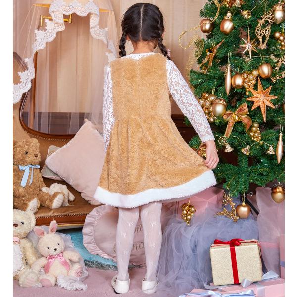 ミルクティートナカイ キッズ クリスマス コスプレ 衣装 馴鹿 動物 幼児 小学生 女の子 子供用 |  | 06