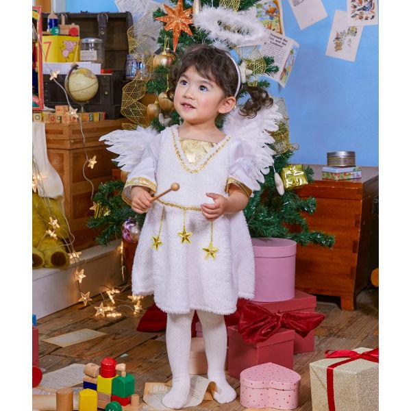 ピュアエンジェル ベビー クリスマス コスプレ 天使 エンジェル 衣装 リングガール 女の子 80サイズ 赤ちゃん 1歳 2歳 |  | 08