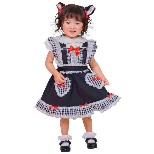 けもみみエプロン キャット ベビー エプロン 黒猫 ネコ 黒色 ワンピース風エプロン 女の子 2歳 3歳 Qpvkltmpid ゲーム おもちゃ Jennilynproulx Com