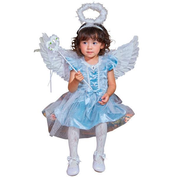 奉仕品 グレースチャーム クリスタルエンジェル ベビー 天使 ハロウィン 仮装 コスプレ 衣装 女の子 赤ちゃん 85サイズ 90サイズ 95サイズ 2歳 3歳 返品不可 | 