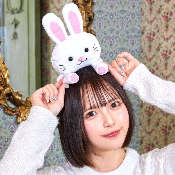 のっかりうさぎカチューシャ ウサギ ハロウィン 仮装 変装 コスプレ 動物 アニマル プチ仮装 グッズ |  | 02