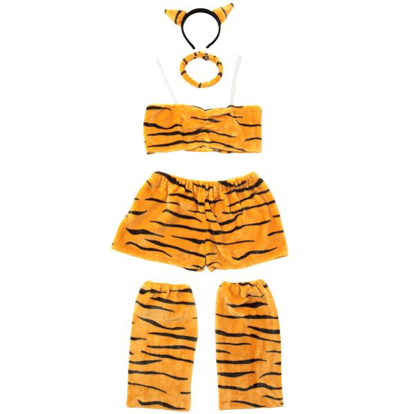 もこもこセクシー鬼ガール 鬼 コスプレ 節分 衣装 ハロウィン 可愛い セクシー 虎柄 コスチューム レディース |  | 01