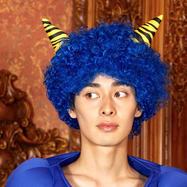 青鬼参上 筋肉シャツ付き 節分 鬼 衣装 かつら トップス 鬼のパンツ 棍棒 4点セット |  | 05