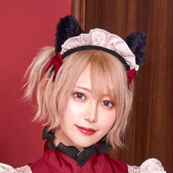 ハイカラニズム ネコメイド メイド服 黒猫 コスプレ 衣装 ハロウィン 仮装 赤 女性用 |  | 05