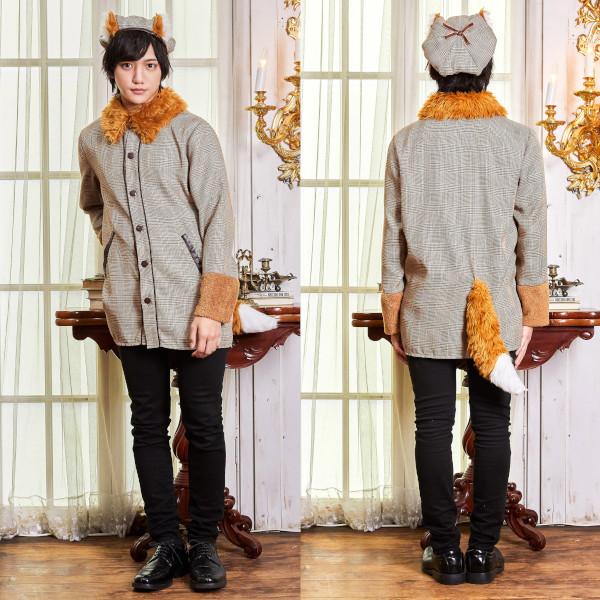 ファングル きつね探偵シャツ 男女兼用 狐 キツネ コスプレ 衣装 ハロウィン 仮装 大人用 |  | 02