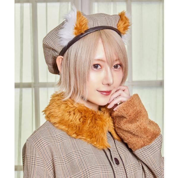 ファングル きつね探偵シャツ 男女兼用 狐 キツネ コスプレ 衣装 ハロウィン 仮装 大人用 |  | 04
