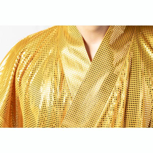 金色将軍 かつら付き 着物 衣装 時代劇 ダンス コスプレ 仮装