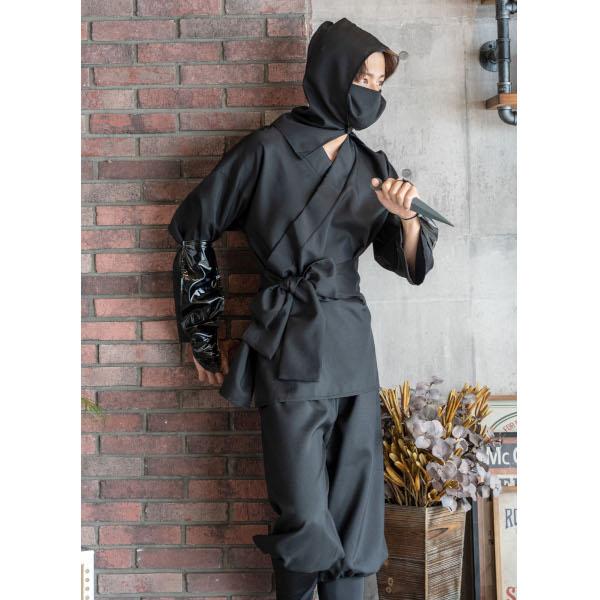 黒忍者 大人用 忍者 ニンジャ ハロウィン 仮装 コスプレ 衣装 MENコス ブラック 男性 女性 男女兼用 |  | 11