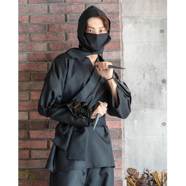 黒忍者 大人用 忍者 ニンジャ ハロウィン 仮装 コスプレ 衣装 MENコス ブラック 男性 女性 男女兼用 |  | 13