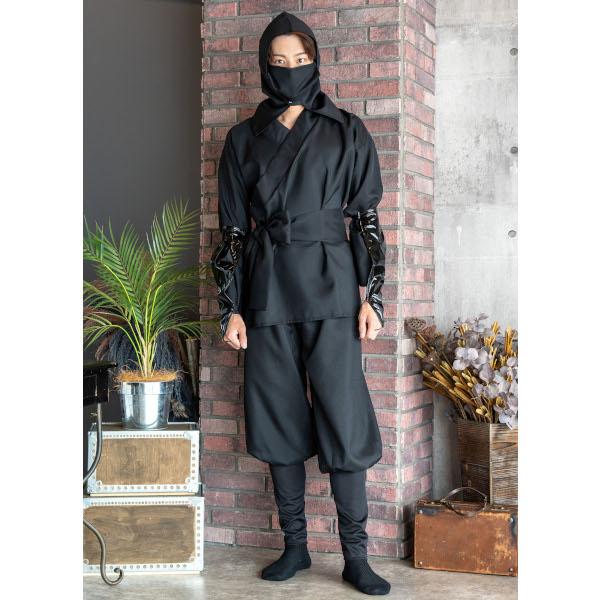 黒忍者 大人用 忍者 ニンジャ ハロウィン 仮装 コスプレ 衣装 MENコス ブラック 男性 女性 男女兼用 |  | 04