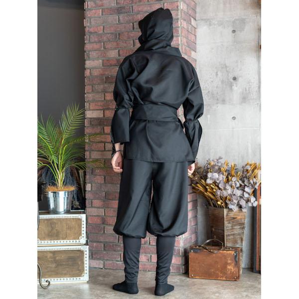 黒忍者 大人用 忍者 ニンジャ ハロウィン 仮装 コスプレ 衣装 MENコス ブラック 男性 女性 男女兼用 |  | 05