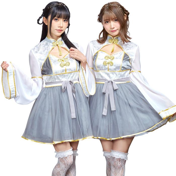 和風コスプレ衣装 フード付き 奉仕品 恋衣 和装束 グレー 和風 コスチューム コスプレ 衣装 女性用