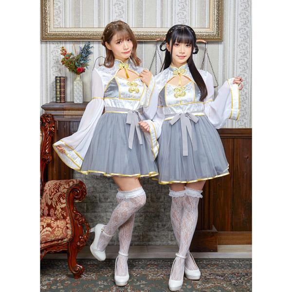 和風コスプレ衣装 フード付き 奉仕品 恋衣 和装束 グレー 和風 コスチューム コスプレ 衣装 女性用