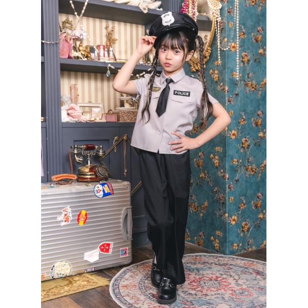 グレイポリスパンツ キッズ 警察官 警官 コスプレ 仮装 ハロウィン
