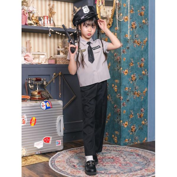 グレイポリスパンツ キッズ 警察官 警官 コスプレ 仮装 ハロウィン