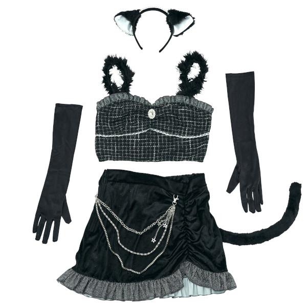 リュクステラ ミッドナイトキャット 黒ねこ 黒猫 コスプレ 仮装