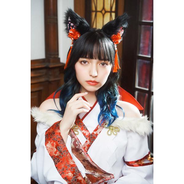 和柄カチューシャ 黒猫 |  | 03