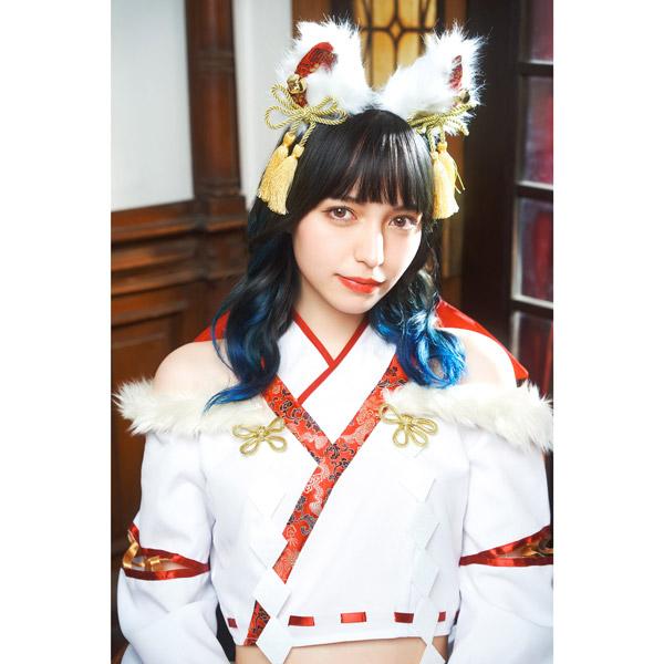 和柄カチューシャ 白狐 |  | 03