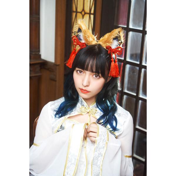 和柄カチューシャ 茶狐 |  | 03