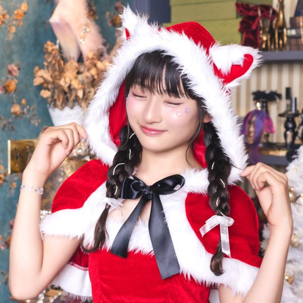 メリープラムフェアリー ねこケープサンタ レッド クリスマス 衣装