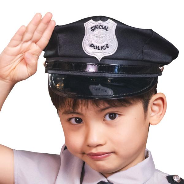 ポリスハット 子供用 警察官 警官 コスプレ 仮装 ハロウィン 被り物