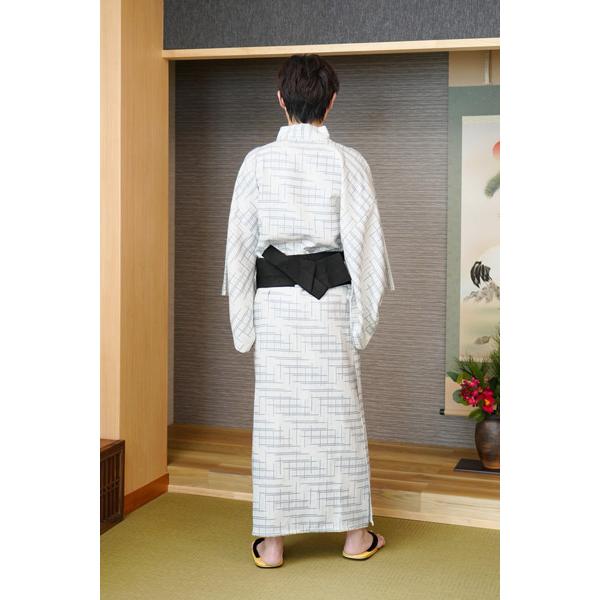メンズ着物 生成り 仮装用 着物 着流し 浴衣 コスプレ 衣装 帯はマジックテープ簡易仕様 |  | 06