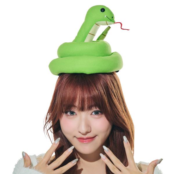 とぐろへび かぶりもの ヘビ 蛇 被り物 動物 帽子 ハロウィン 仮装 変装 縁起物 グッズ |  | 01