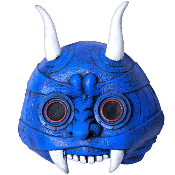 ハーフ鬼マスク 青 鬼 仮面 : コスプレ衣装専門店マジックナイト