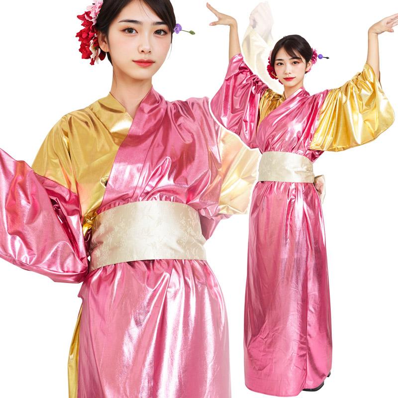 キラキラ着物 衣装 時代劇 ダンス コスプレ コスチューム 大人用 | 