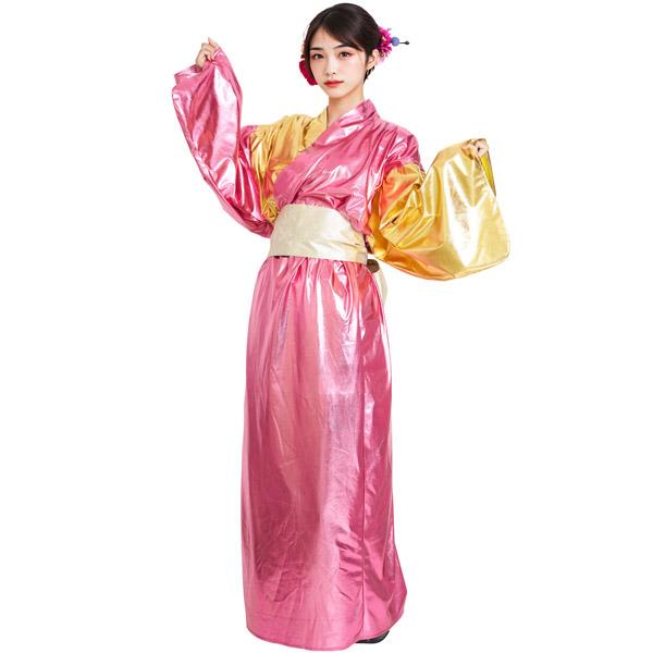 キラキラ着物 衣装 時代劇 ダンス コスプレ コスチューム 大人用 |  | 05