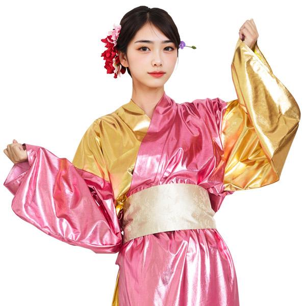 キラキラ着物 衣装 時代劇 ダンス コスプレ コスチューム 大人用 |  | 07