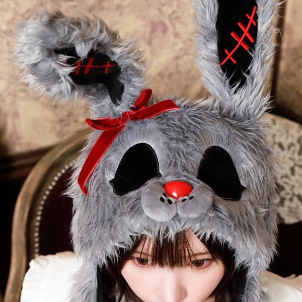 パタパタハット ホラーラビット うさぎ バニー 帽子 被り物 ハロウィン 仮装 ホラー グッズ |  | 07