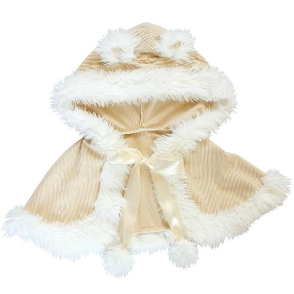 コーデュロイベアケープ テディベア ケープ マント クリスマス コスプレ アイボリー |  | 01