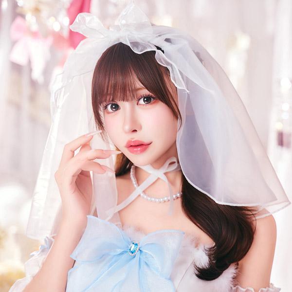 ロングテールブライド ハロウィン コスプレ 仮装 ドレス 花嫁 結婚式 ウェディング ブライダル ブルー ワンピース コスチューム 衣装 |  | 06