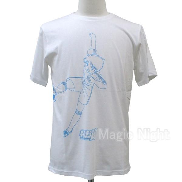 キャプテン翼 Tシャツ ツインシュート 岬 白 : コスプレ衣装専門店