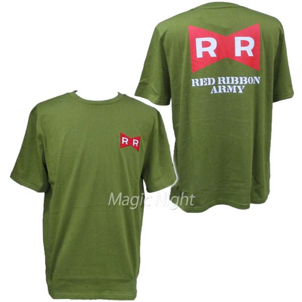 ドラゴンボール Tシャツ NEWレッドリボン軍 緑 カーキグリーン | 