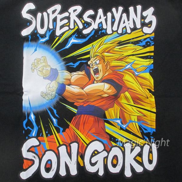 超サイヤ人3 孫悟空 かめはめ波 Tシャツ ドラゴンボール 半袖 メンズ 