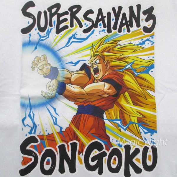 超サイヤ人3 孫悟空 かめはめ波 Tシャツ ドラゴンボール 半袖 メンズ