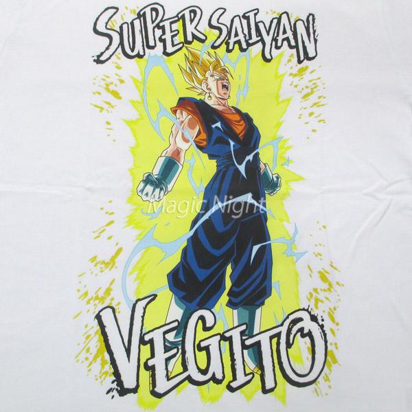 超ベジット Tシャツ ドラゴンボール 半袖 メンズ ホワイト 白