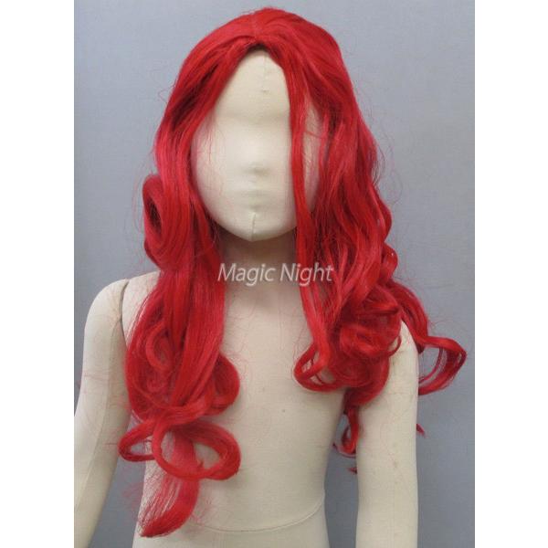 アリエル ウィッグ 子供用 Ariel Deluxe Child Wig リトルマーメイド ディズニー プリンセス 子供 キッズ かつら レッド 赤毛  ロングヘアー